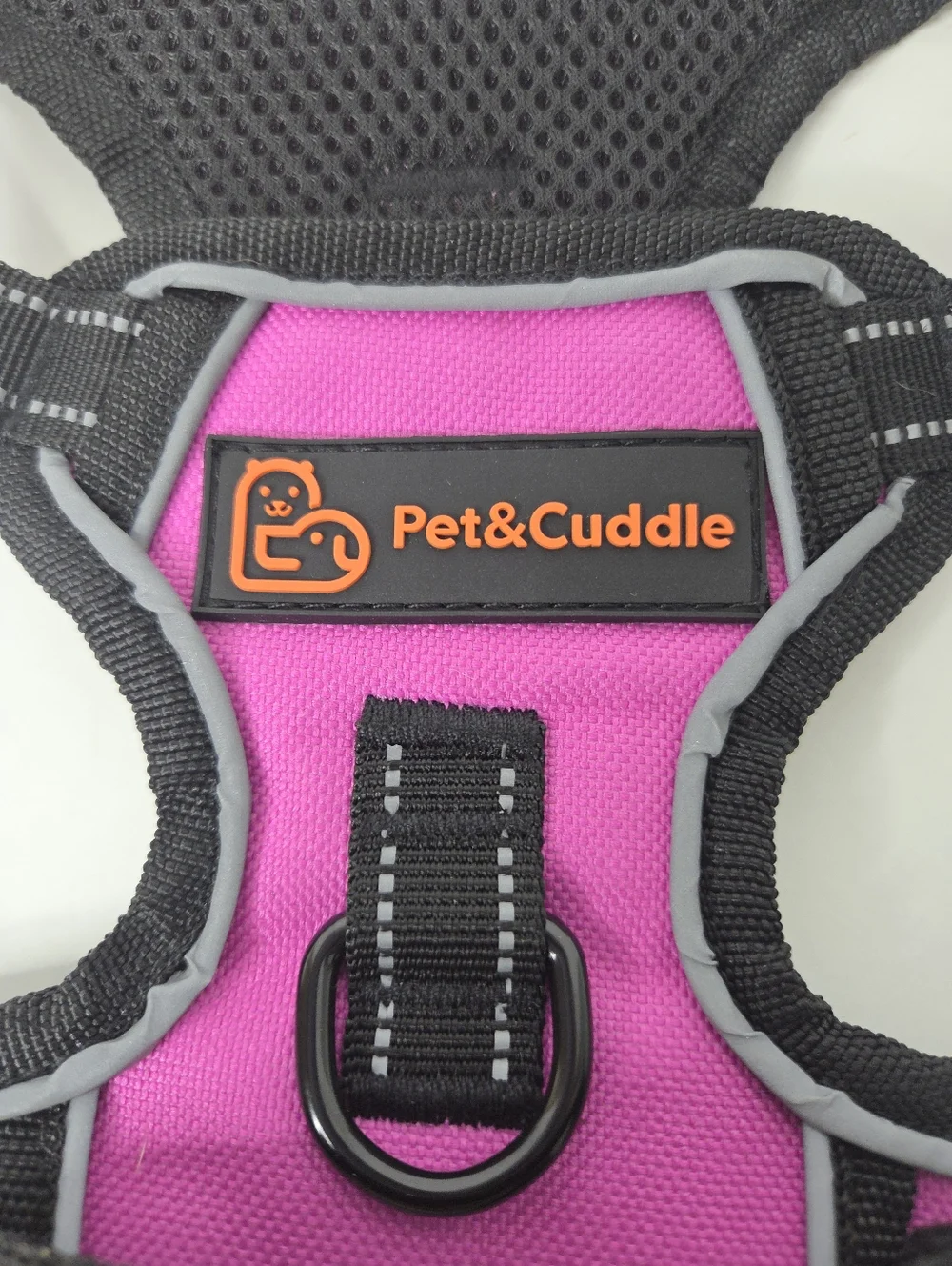 Pet & Cuddle Easy Walk No-Pull Soft Adjustable Dog Harness Hot Pink Size M